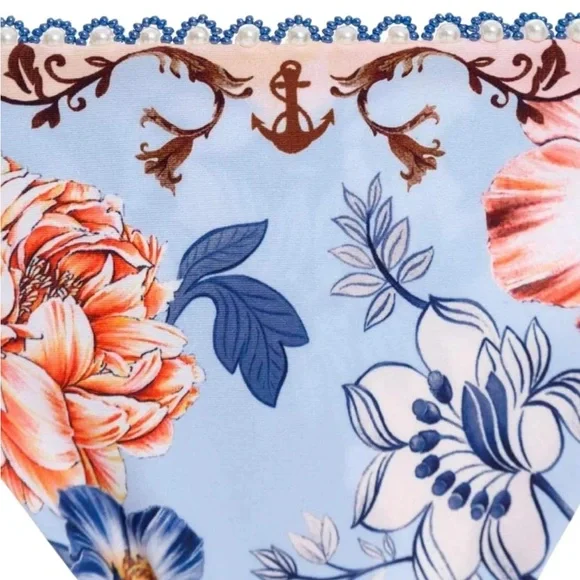 Aguabendita Alegria Reversible Floral Tie-Side Bikini Bottom - Picture 12 of 12